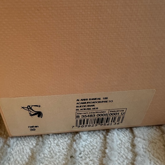 Alexandre Birman 39 Alanis Embellished Suede Slingback Sandals - Picture 4 of 15